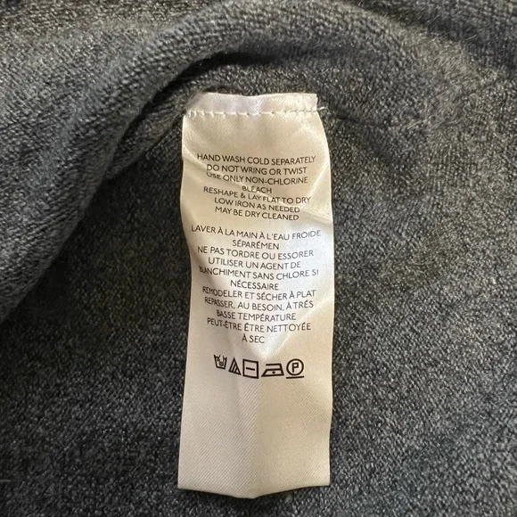 Free People XS Jamie Sweater Heather Wool Blend Gray NWoT $148 - Picture 10 of 12